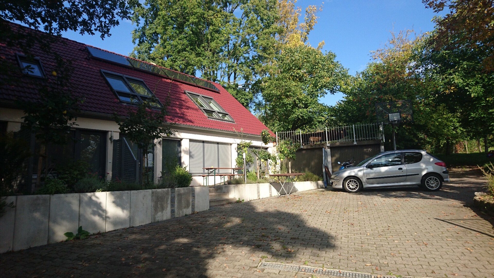 Parkplatz beim Landgasthof Heerlein